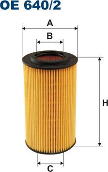 Filtron OE640/2 - Eļļas filtrs adetalas.lv