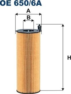 Filtron OE650/6A - Eļļas filtrs adetalas.lv