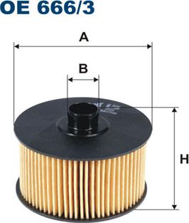 Filtron OE666/3 - Eļļas filtrs adetalas.lv