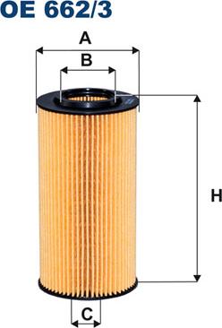 Filtron OE662/3 - Eļļas filtrs adetalas.lv