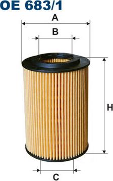 Filtron OE683/1 - Eļļas filtrs adetalas.lv