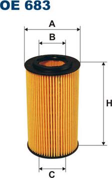 Filtron OE683 - Eļļas filtrs adetalas.lv