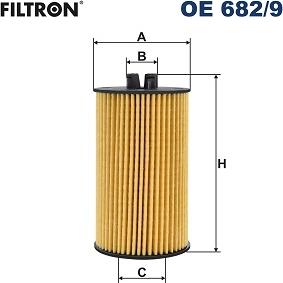 Filtron OE 682/9 - Eļļas filtrs adetalas.lv