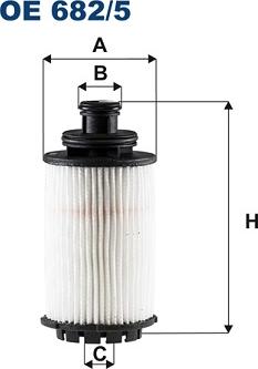 Filtron OE 682/5 - Eļļas filtrs adetalas.lv