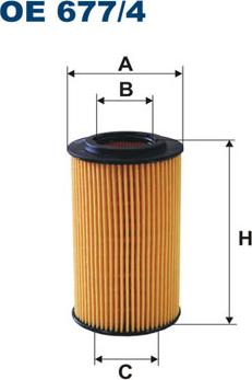 Filtron OE677/4 - Eļļas filtrs adetalas.lv