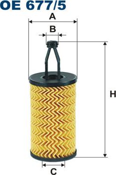 Filtron OE677/5 - Eļļas filtrs adetalas.lv