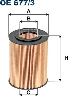 Filtron OE677/3 - Eļļas filtrs adetalas.lv