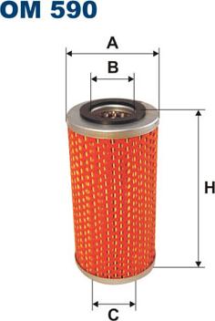 Filtron OM590 - Eļļas filtrs adetalas.lv