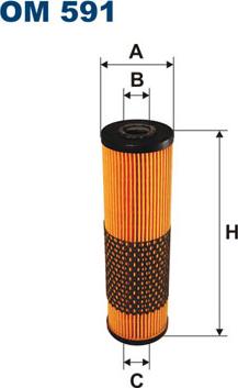 Filtron OM591 - Eļļas filtrs adetalas.lv