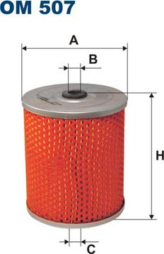 Filtron OM507 - Eļļas filtrs adetalas.lv