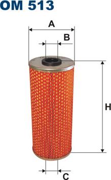 Filtron OM513 - Eļļas filtrs adetalas.lv