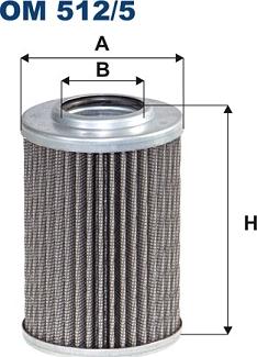 Filtron OM512/5 - Hidrofiltrs, Automātiskā pārnesumkārba adetalas.lv