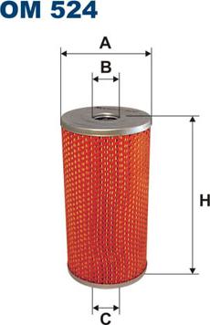 Filtron OM524 - Eļļas filtrs adetalas.lv