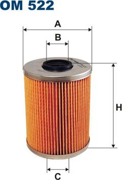 Filtron OM522 - Eļļas filtrs adetalas.lv