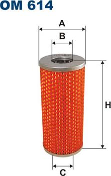 Filtron OM614 - Eļļas filtrs adetalas.lv