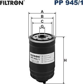 Filtron PP 945/1 - Degvielas filtrs adetalas.lv