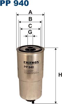 Filtron PP940 - Degvielas filtrs adetalas.lv