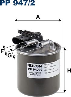 Filtron PP 947/2 - Degvielas filtrs adetalas.lv