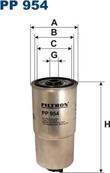 Filtron PP954 - Degvielas filtrs adetalas.lv