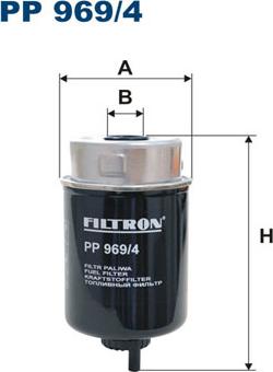 Filtron PP969/4 - Degvielas filtrs adetalas.lv