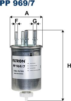 Filtron PP 969/7 - Degvielas filtrs adetalas.lv