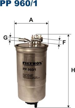 Filtron PP960/1 - Degvielas filtrs adetalas.lv