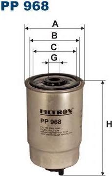 Filtron PP968/2 - Degvielas filtrs adetalas.lv