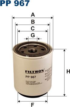 Filtron PP967 - Degvielas filtrs adetalas.lv