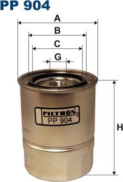 Filtron PP904 - Degvielas filtrs adetalas.lv