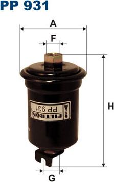 Filtron PP931 - Degvielas filtrs adetalas.lv