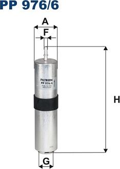 Filtron PP 976/6 - Degvielas filtrs adetalas.lv