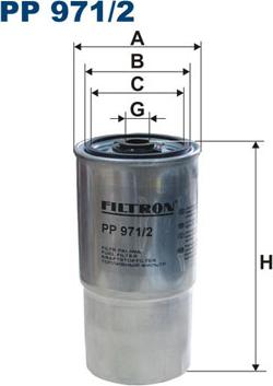 Filtron PP971/2 - Degvielas filtrs adetalas.lv