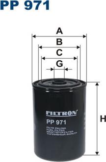 Filtron PP971 - Degvielas filtrs adetalas.lv