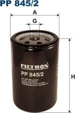 Filtron PP845/2 - Degvielas filtrs adetalas.lv