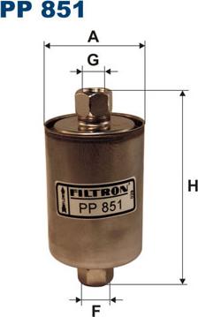 Filtron PP851 - Degvielas filtrs adetalas.lv