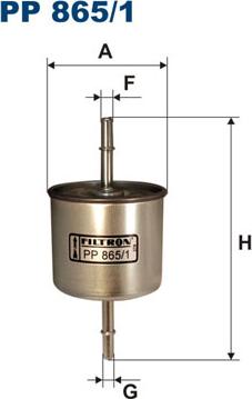 Filtron PP865/1 - Degvielas filtrs adetalas.lv