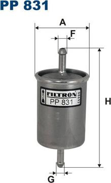 Filtron PP831 - Degvielas filtrs adetalas.lv