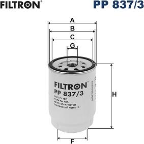 Filtron PP 837/3 - Degvielas filtrs adetalas.lv