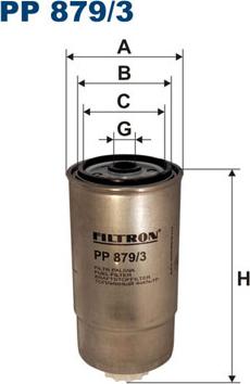 Filtron PP879/3 - Degvielas filtrs adetalas.lv