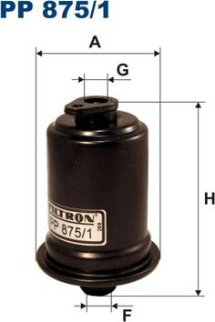 Filtron PP875/1 - Degvielas filtrs adetalas.lv