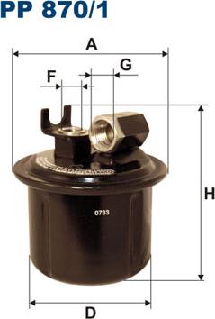 Filtron PP870/1 - Degvielas filtrs adetalas.lv