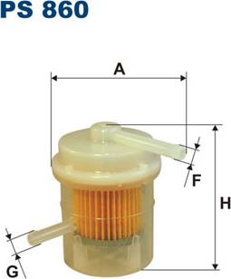 Filtron PS860 - Degvielas filtrs adetalas.lv