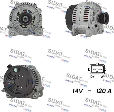 Fispa A12BH0835A2 - Ģenerators adetalas.lv