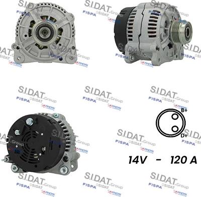 Fispa A12BH0838A2 - Ģenerators adetalas.lv