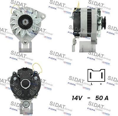 Fispa A12VA0288A2 - Ģenerators adetalas.lv