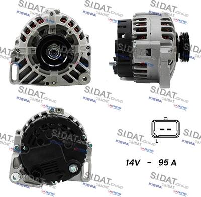 Fispa A12VA1015A2 - Ģenerators adetalas.lv