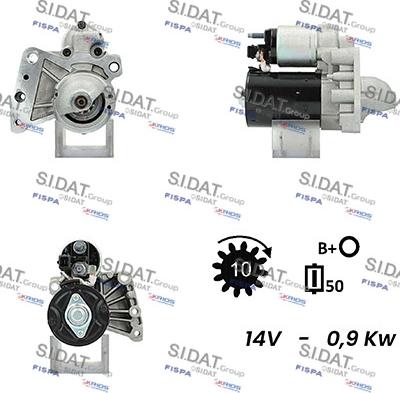 Fispa S12BH0076A2 - Starteris adetalas.lv