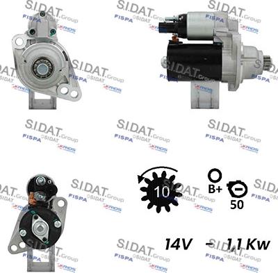 Fispa S12BH0072A2 - Starteris adetalas.lv