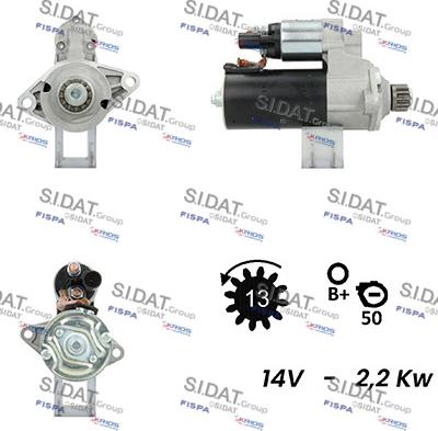 Fispa S12BH0145A2 - Starteris adetalas.lv