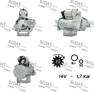 Fispa S12BH0120A2 - Starteris adetalas.lv